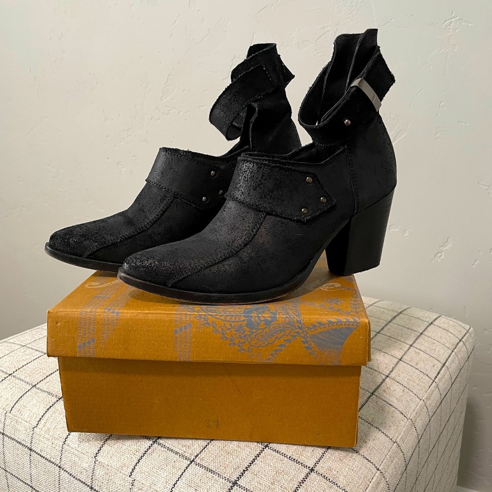 Free People Suede Booties